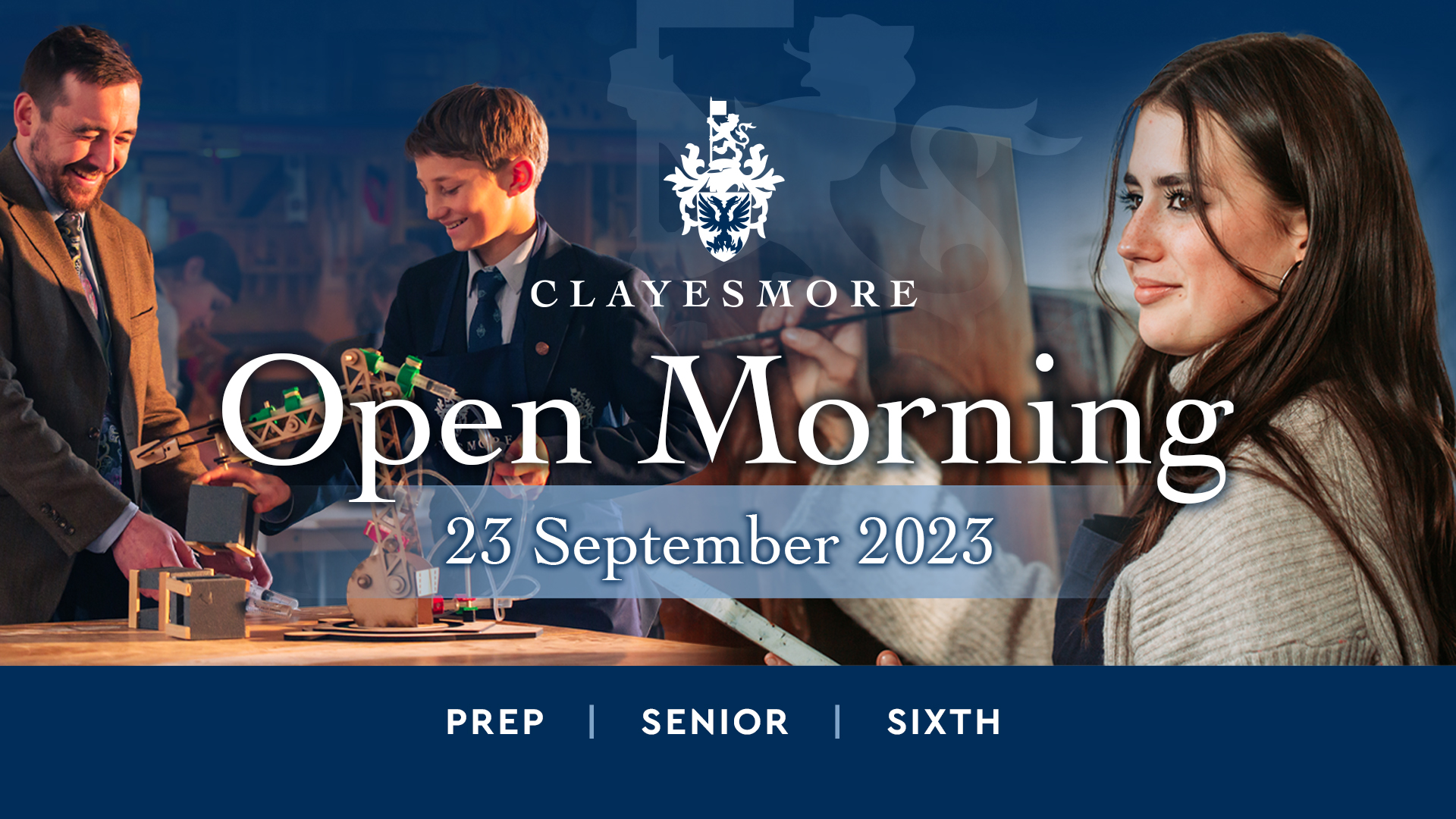 Open Morning Saturday 23 September
